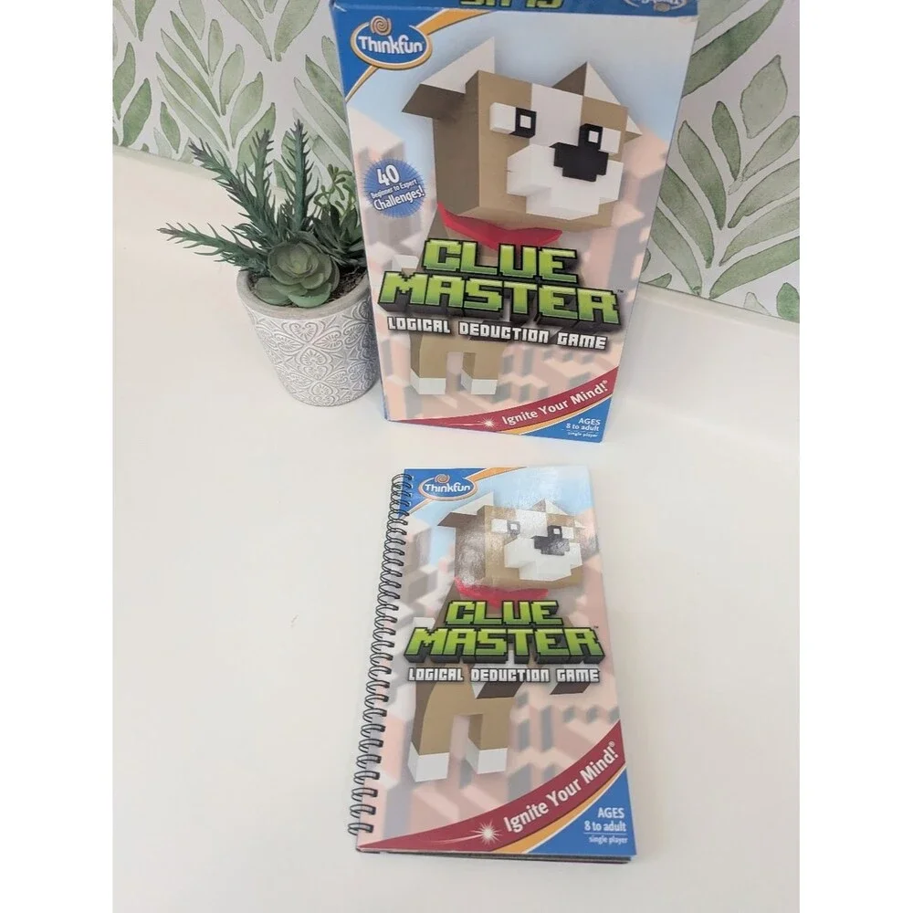 ThinkFun Clue Master Logical Deduction Game Magnetic Logic Game